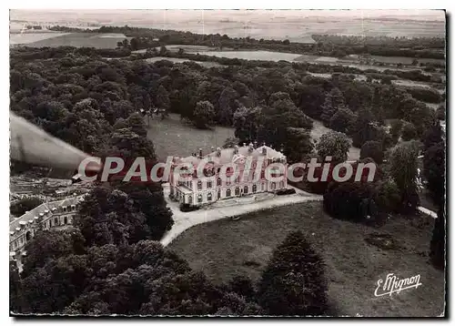 Cartes postales moderne La Brosse Monceaux (S et M) Seminaire des Missions O M I Vue aerienne