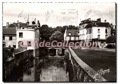 Moderne Karte Coulommiers (S et M) Le Pont de la Ville sur le Grand Morin