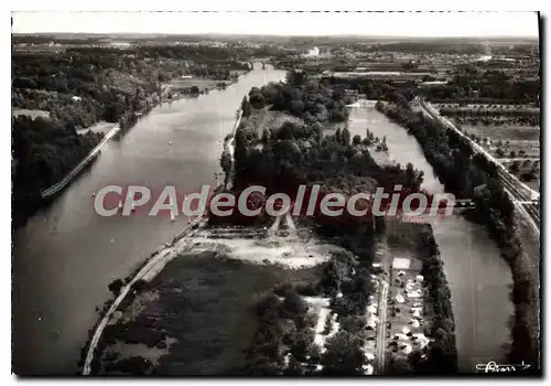 Cartes postales moderne Dammarie les Lys (S et M) Vue aerienne Vallee de la Seine Base Ecole de Yachting leger du Dorri