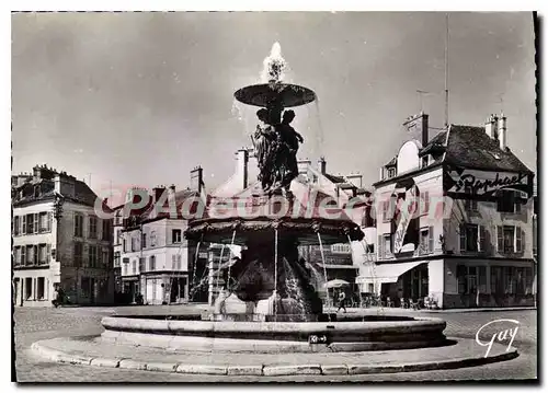 Cartes postales moderne Melun (Seine et Marne)La Fontaine de la Place Saint Jean