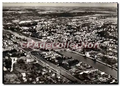 Cartes postales moderne Lagny Thorigny Pomponne (S et M) Vue generale aerienne