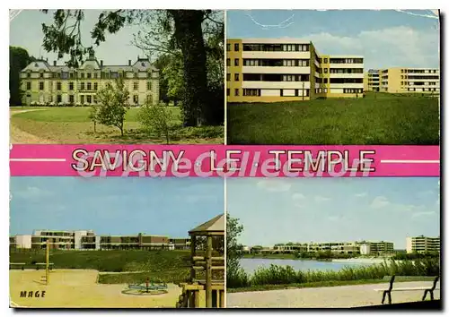 Cartes postales moderne Savigny le Temple (Seine et Marne) Le Chateau (Institut Gustave Roussy) Les Montagnes Ces Louis