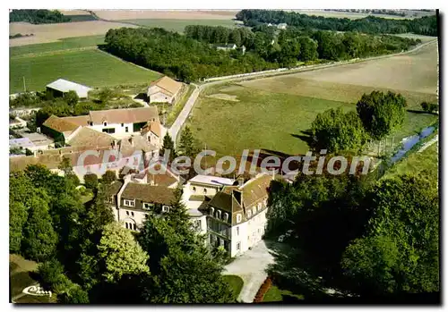 Moderne Karte Amillis (S et M) Coulommiers Vue aerienne