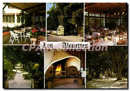 Cartes postales moderne Barbizon (Seine et Marne) Hotel Restaurant les Alouettes Grand parc Terrasse Tennis