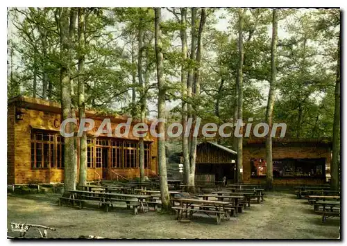 Moderne Karte Barbizon (Seine et Marne) Au carretour du Bas Breau Le Chalet de la Caverne