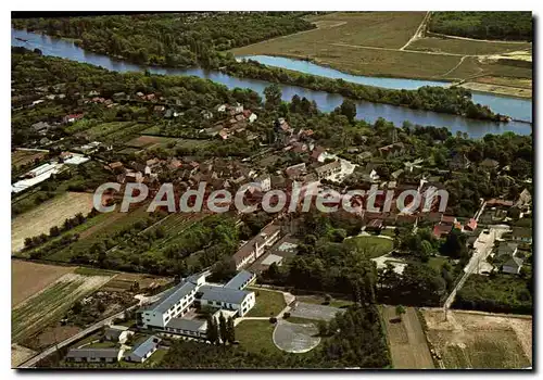 Cartes postales moderne Vue Generale de Saint Fargeau Au premier La Fondation Ellen Poidatz Contre Medico scolaire qui