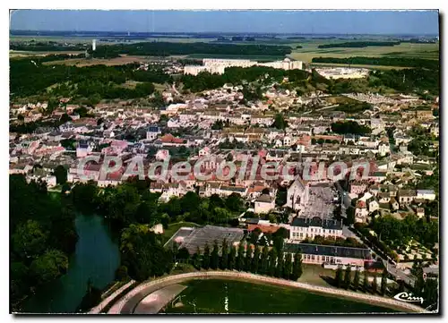 Cartes postales moderne Souppes sur Loing (S et M) Vue generale aerienne