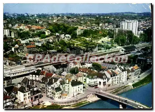 Cartes postales moderne Thorigny Pomponne (S et M) Vue generale aerienne