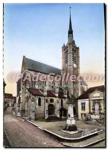 Moderne Karte Donnemarie en Montois (S et M) Eglise Notre Dame (XIIe et XIIIe siecles)