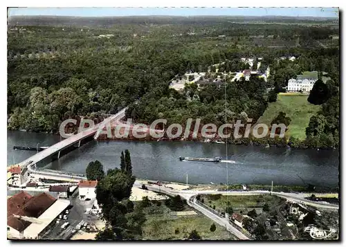 Cartes postales moderne Ponthierry Ste Assise (S et M) Vallee de la Seine Vue Aerienne