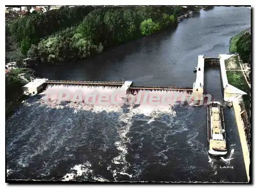 Cartes postales moderne Isles les Meldeuses (S et M) Le Barrage ecluse