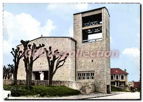 Moderne Karte Tournan en Brie (S et M) L'eglise