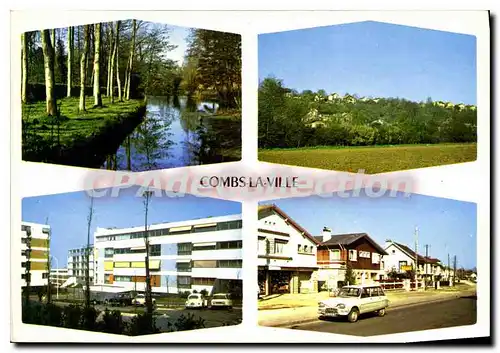 Cartes postales moderne Combs la Ville Images de France divers aspects de la Ville