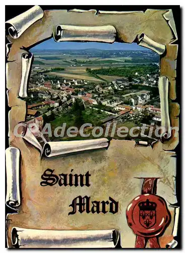 Cartes postales moderne St Mard (S et M) Vue aerienne