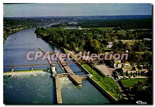 Cartes postales moderne Bois le Roi (S et M) Vue aerienne le barrage