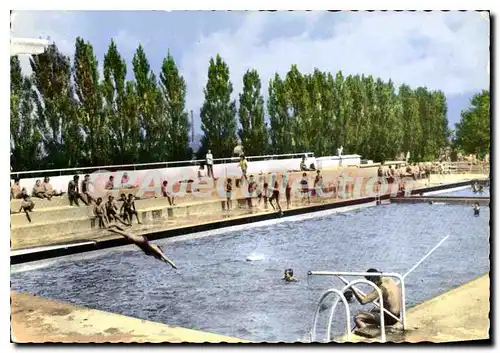 Moderne Karte Coulommiers (Seine et Marne) La Piscine En Plongeant