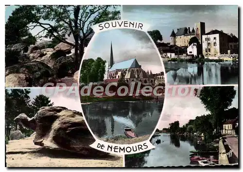 Cartes postales moderne Nemours Souvenir