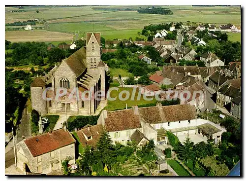 Moderne Karte Rampillon (Seine et Marne) Vue generale et l'Eglise Saint Eliphe XIIIe s