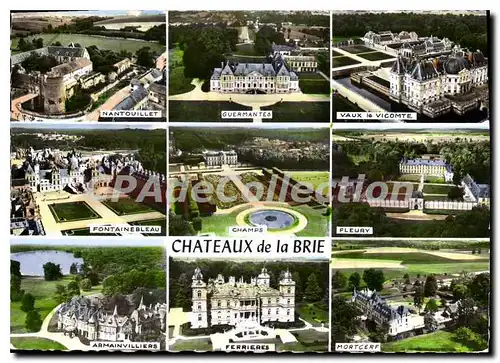 Moderne Karte Chateau la Brie (Seine et Marne)