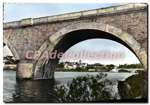 Cartes postales moderne Trilport (S et M) La Ville vue du pont de chemin de fer
