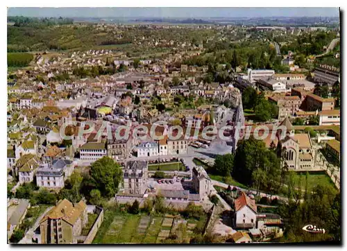 Moderne Karte Coulommiers (S et M) Vue aerienne