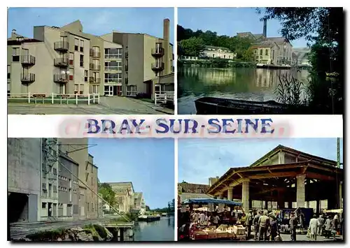 Moderne Karte Bray sur Seine (S et M)