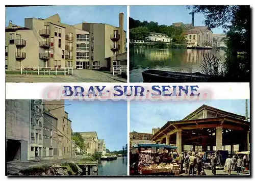 Moderne Karte Bray sur Seine (S et M)