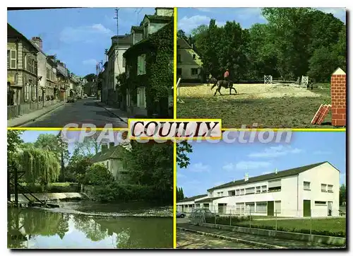 Cartes postales moderne Couilly (Seine et Marne) Rue Cyprien Borgnon Le Haras La Cascade Le Groupe Scolaire