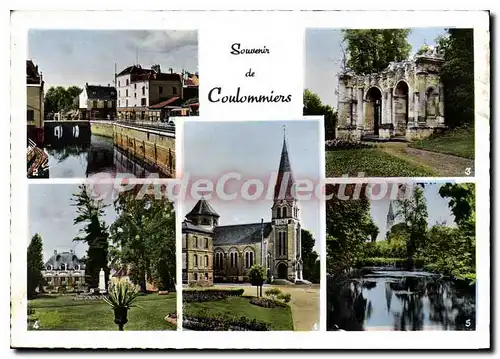 Cartes postales moderne Coulommiers L'Eglise Le Pont de la Ville Les Capucins les Ruines Les Capucins Les Capucins la P