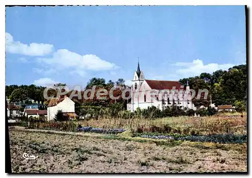 Moderne Karte Crecy en Brie (S et M) L'Eglise de la Chapelle sur Crecy