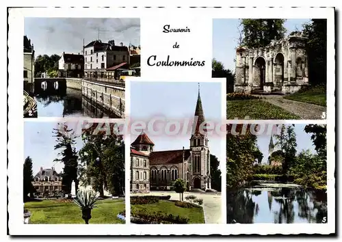 Cartes postales moderne Coulommiers L'Eglise Le Pont de la Ville Les Capucins les Ruines Les Capucins Les Capucins la P