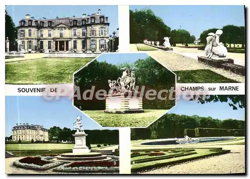 Cartes postales moderne Souvenir de Champs sur Marne Vues du Parc