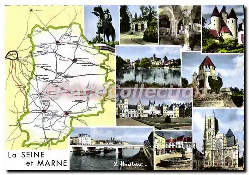 Cartes postales moderne La Seine et Marne