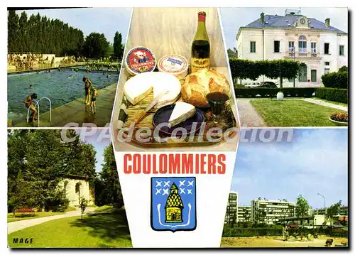Moderne Karte Coulommiers (S et M) La Piscine