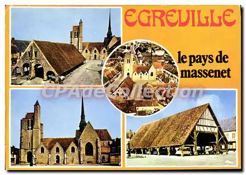 Cartes postales moderne Egreville le pays de massenet