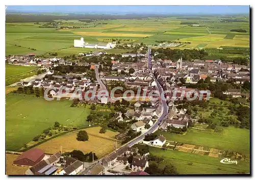 Moderne Karte Egreville (S et M) Vue generale aerienne