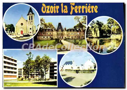 Moderne Karte Ozoir la Ferriere (S et M)