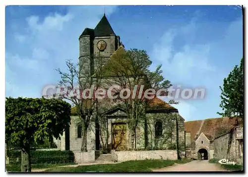 Cartes postales moderne Ozouer Courquetaine (S et M) Eglise du XIIe siecle