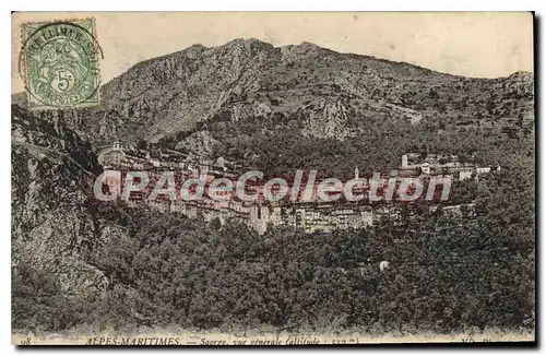 Cartes postales Alpes Maritimes Saorge vue generale