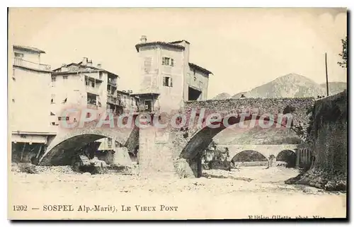 Cartes postales Sospel Alp Marit Le Vieux Pont