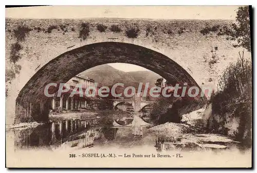 Cartes postales Sospel (A M) Les Ponts sur le Bevera