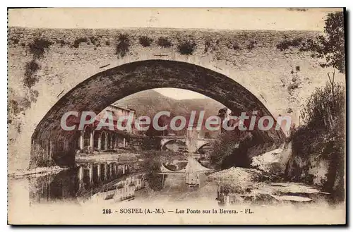 Cartes postales Sospel (A M) Les Ponts sur La Bevera