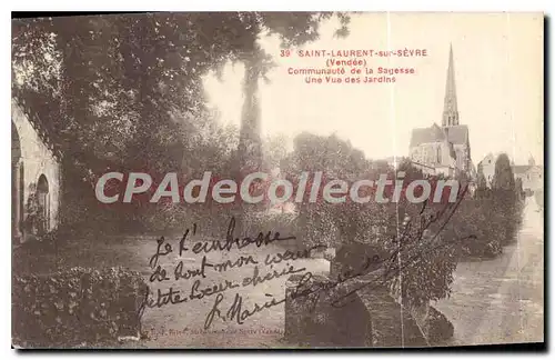 Cartes postales Saint Laurent sur Sevre (Vendee) Communaute de la Sagesse