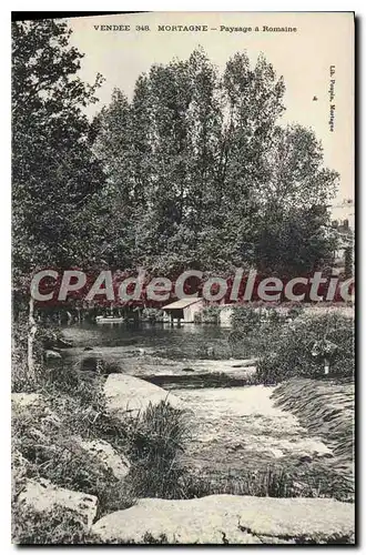 Cartes postales Vendee Mortagne Paysage a Romaine