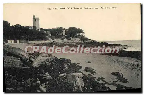 Cartes postales Noirmoutier (Vendee) L'Anse Rouge Vue d'ensemble