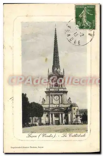 Cartes postales Lu�on (Vendee) La Cathedrale