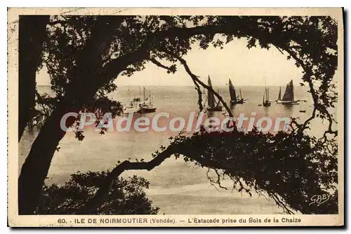 Ansichtskarte AK Ile de Noirmoutier (Vendee) L'Escalade prise du Bois de la Chaize