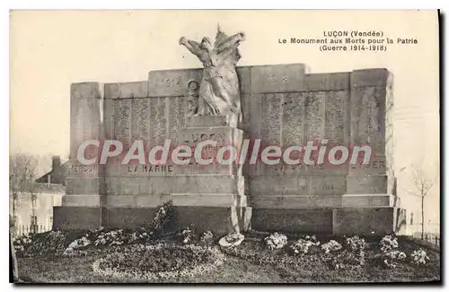 Ansichtskarte AK Lu�on (Vendee) Le Monument aux Morts pour la Patrie