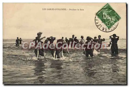 Cartes postales Les Sables d'Olonne Pendant le Bain