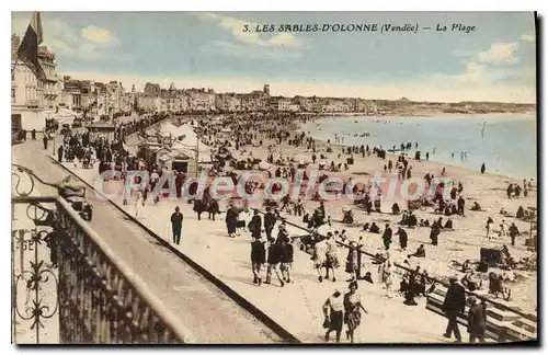 Cartes postales Les Sables d'Olonne (Vendee) La Plage